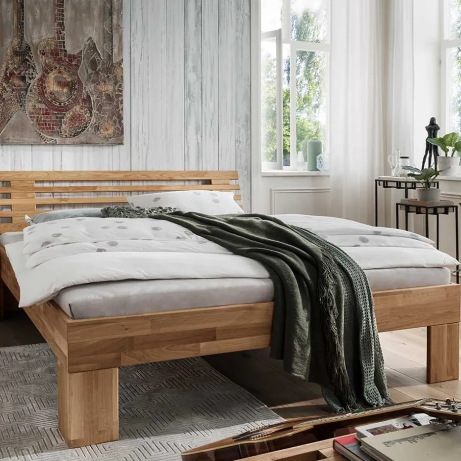 Pharao24 Vollholzbett Spaniav> Komfortbetten|Doppelbetten