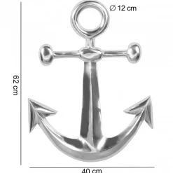 Wandbilder*Pharao24 Wand Deko Anker Vesperanza