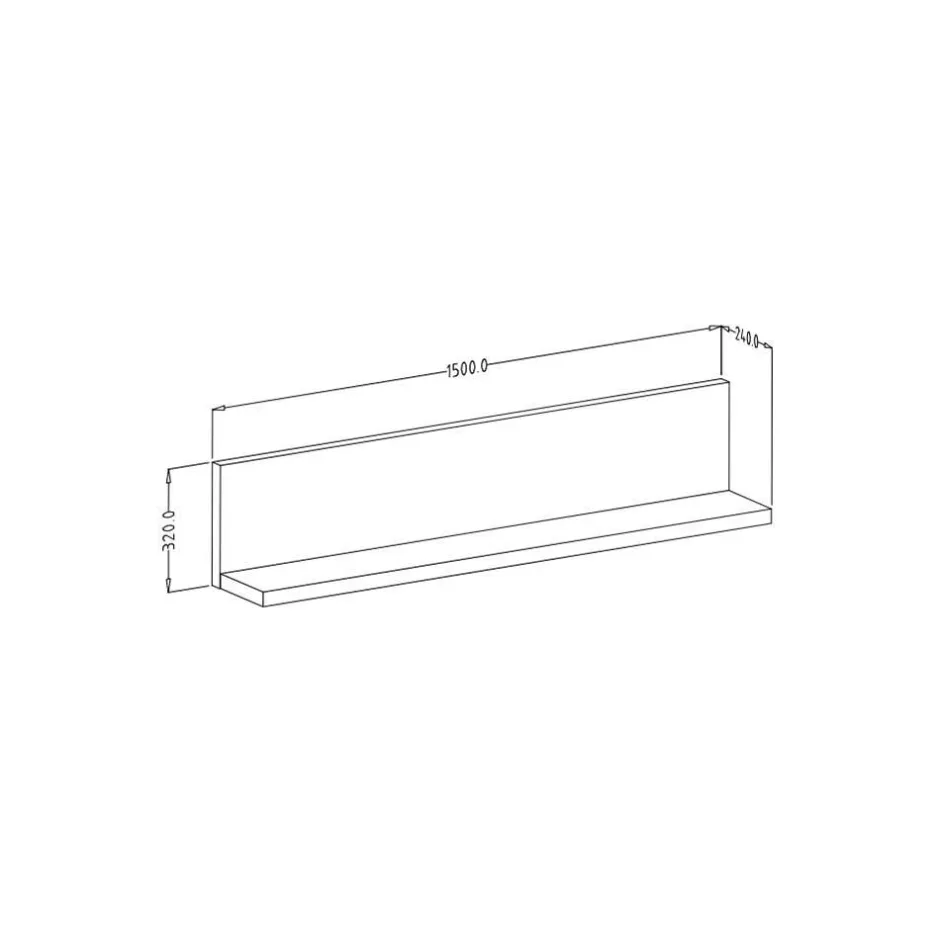 Hängeregale|Wandregale*Pharao24 Wandboard Plane