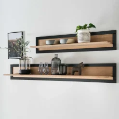 Pharao24 Wandboard Shailina> Wohnzimmerregale|Massivholzregale