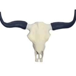 Wandbilder*Pharao24 Wanddeko Stierkopf Len