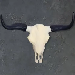 Wandbilder*Pharao24 Wanddeko Stierkopf Len