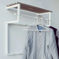 Massivholz Garderoben*Pharao24 Wandgarderobe Oslanda