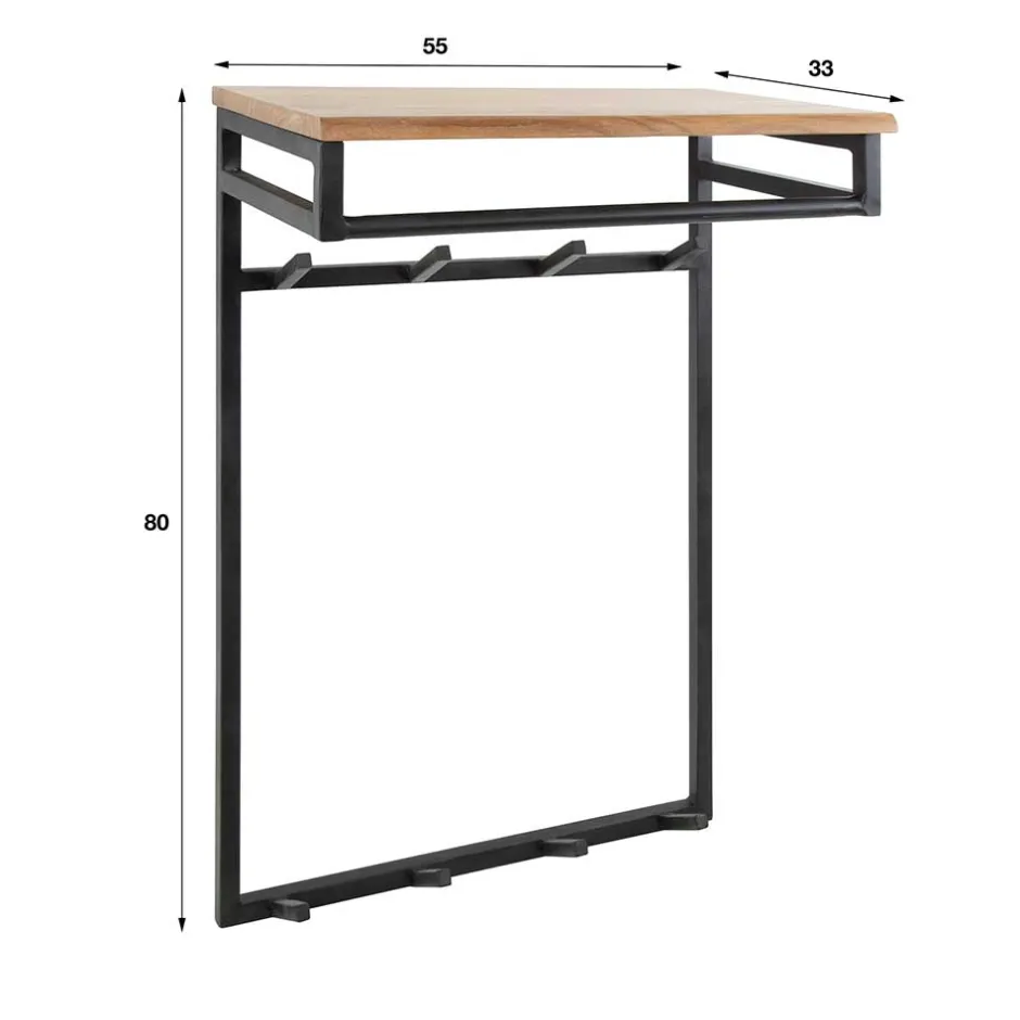 Wandgarderoben|Massivholz Garderoben*Pharao24 Wandgarderobe Piton