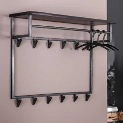 Wandgarderoben|Massivholz Garderoben*Pharao24 Wandgarderobenleiste Diana