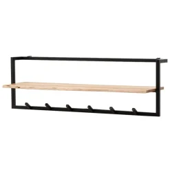 Massivholz Garderoben*Pharao24 Wandgarderobenleiste Enda