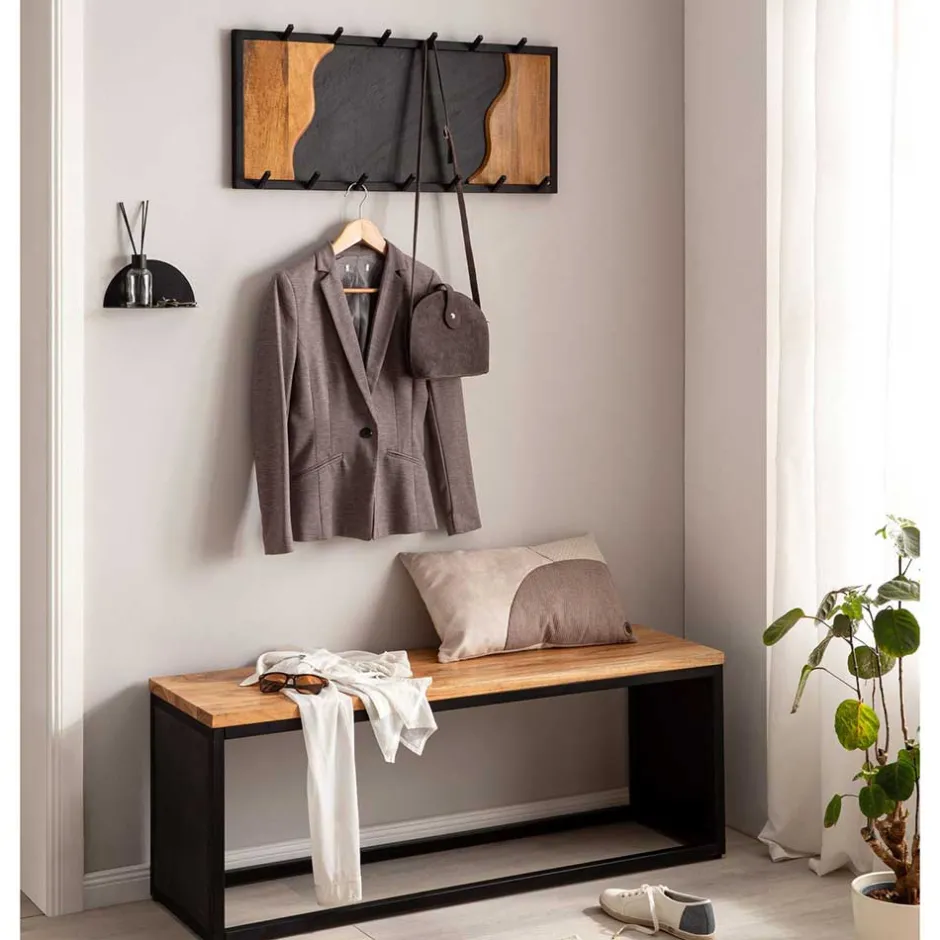 Wandgarderoben|Massivholz Garderoben*Pharao24 Wandgarderobenleiste Soveltra