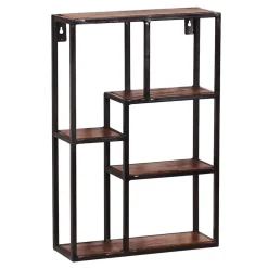 Pharao24 Wandhängeregal India> Wohnzimmerregale|Massivholzregale