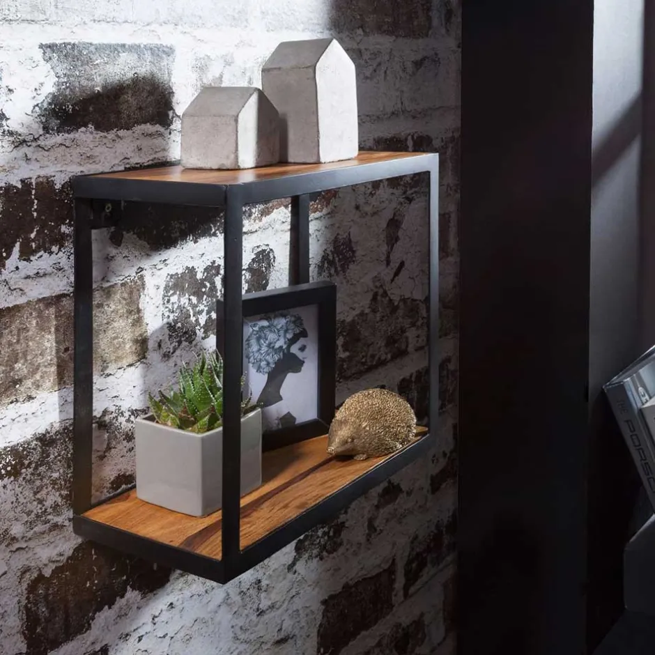 Pharao24 Wandhängeregal Indra> Wohnzimmerregale|Hängeregale