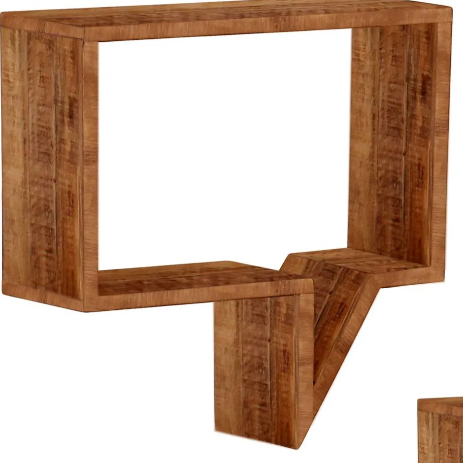 Pharao24 Wandhängeregal Set MissP> Hängeregale|Massivholzregale