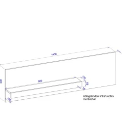 Pharao24 Wandhängeregal Uzniana><noscript><img width=