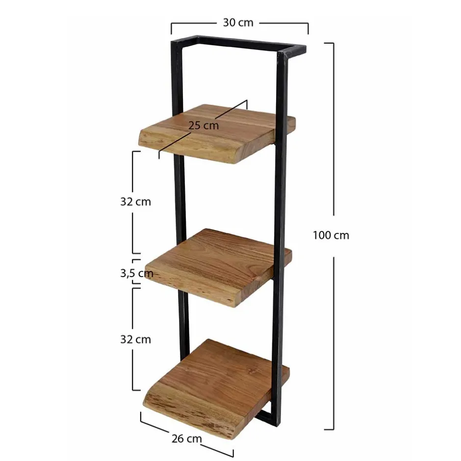 Pharao24 Wandhängeregal Vutino> Hängeregale|Wohnzimmerregale