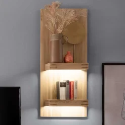 Wohnzimmerregale|Massivholzregale*Pharao24 Wandhängeregal Wupnia