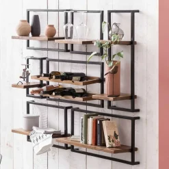 Hängeregale|Massivholzregale*Pharao24 Wandregal Agot