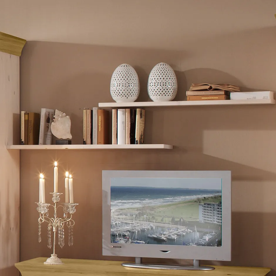 Pharao24 Wandregal Constanta> Wohnzimmerregale|Massivholzregale