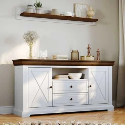 Wohnzimmerregale|Massivholzregale*Pharao24 Wandregal Jeanys