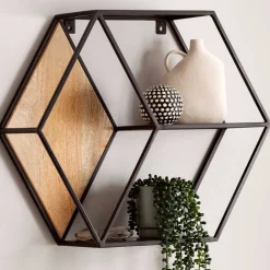 Hängeregale|Massivholzregale*Pharao24 Wandregal Lasmus