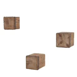 Pharao24 Wandregal Set Apache> Massivholzregale|Wandregale