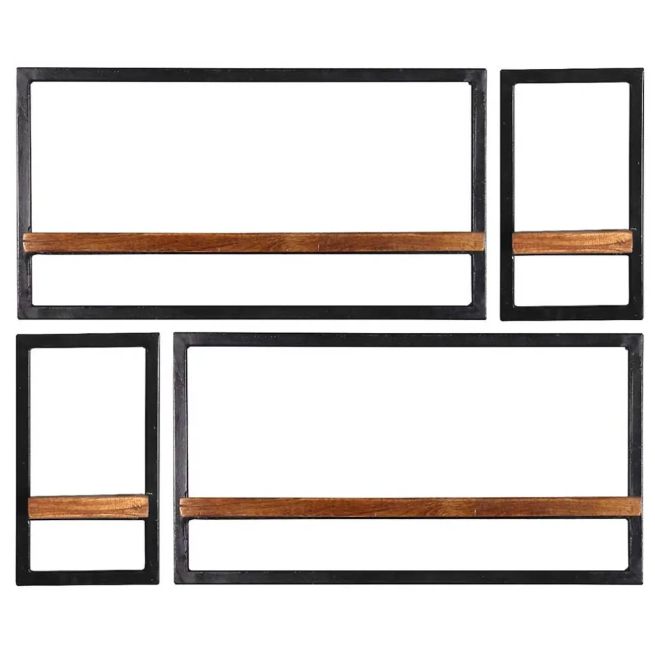 Hängeregale*Pharao24 Wandregal Set rustikal India