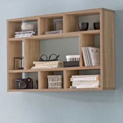 Hängeregale|Wohnzimmerregale*Pharao24 Wandregal Sonoma Eiche Vilas