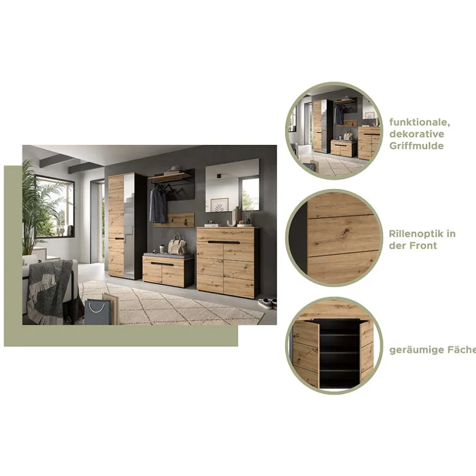 Wandspiegel|Schlafzimmerspiegel*Pharao24 Wandspiegel Alexandro