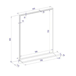 Wandspiegel|Schlafzimmerspiegel*Pharao24 Wandspiegel Castilla
