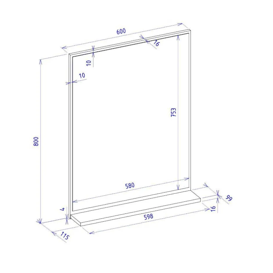 Wandspiegel|Schlafzimmerspiegel*Pharao24 Wandspiegel Castilla