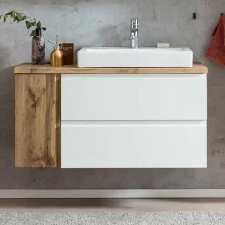 Pharao24 Waschbeckenschrank Lactona> Waschbeckenunterschränke