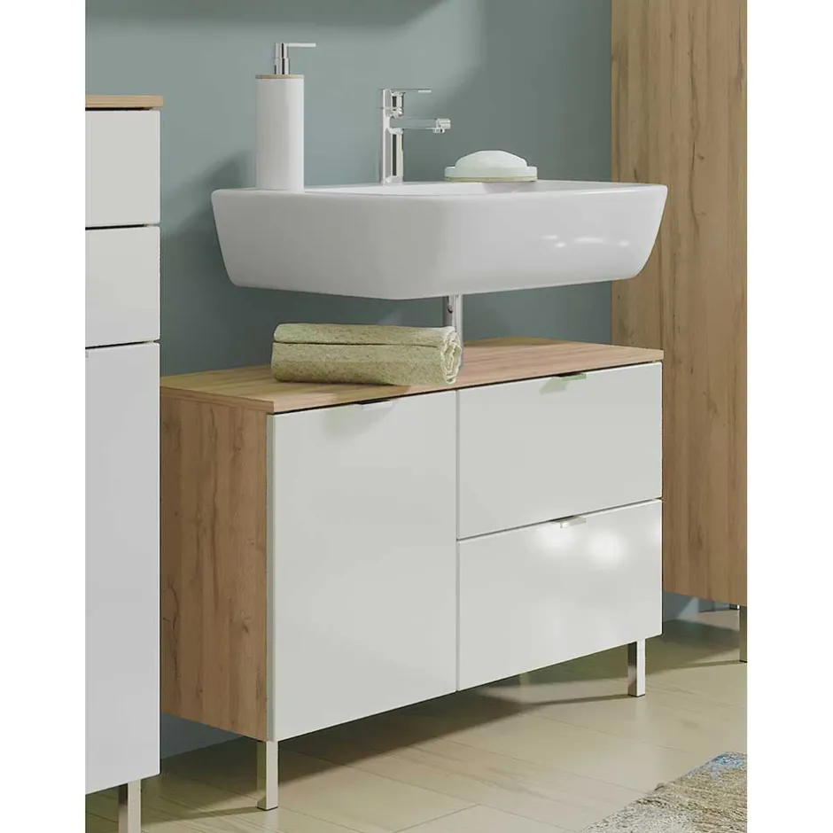 Waschbeckenunterschränke*Pharao24 Waschbeckenschrank Mazuera