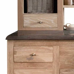 Waschbeckenunterschränke*Pharao24 Waschbeckenschrank mit Spiegel Flakes