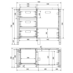 Pharao24 Waschbeckenschrank Verjan><noscript><img width=