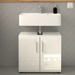 Badezimmerschränke|Waschbeckenunterschränke*Pharao24 Waschbeckenunterschrank Blax