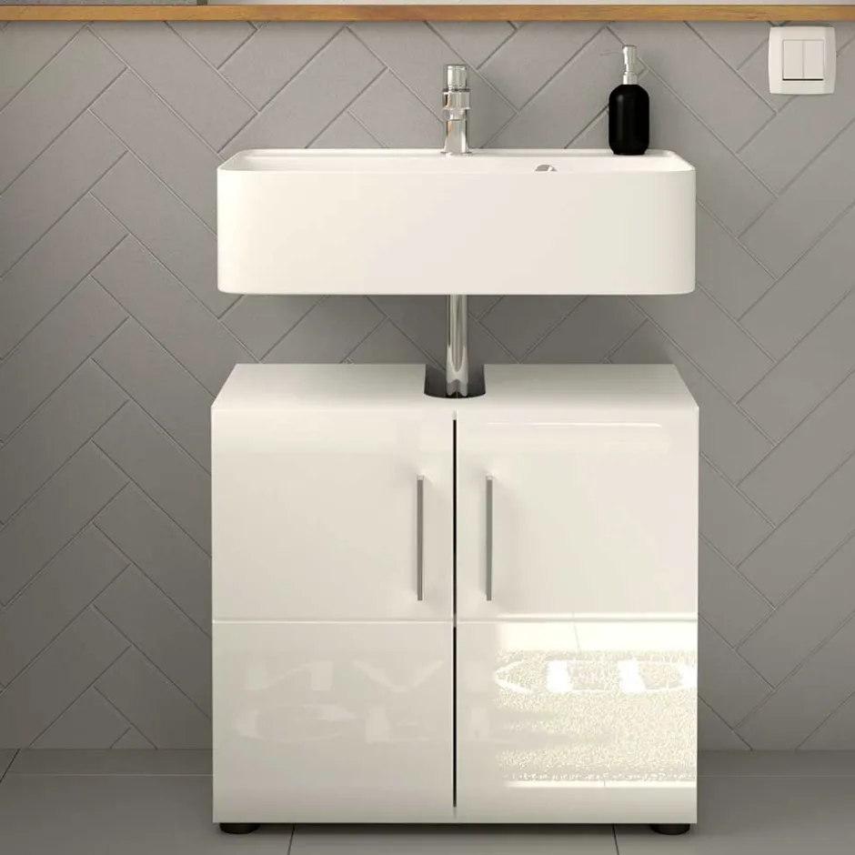 Badezimmerschränke|Waschbeckenunterschränke*Pharao24 Waschbeckenunterschrank Blax