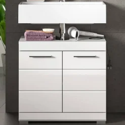 Pharao24 Waschbeckenunterschrank Bird> Badezimmerschränke|Bad Unterschränke