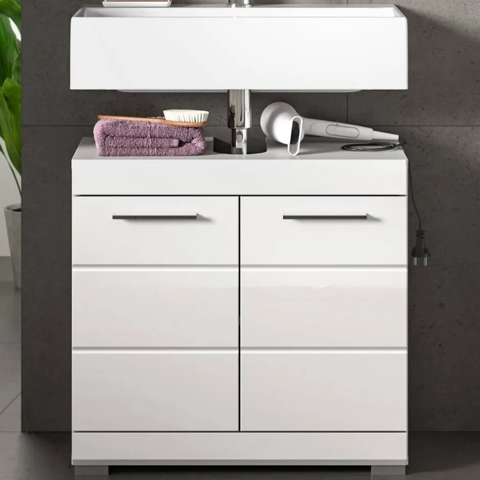 Pharao24 Waschbeckenunterschrank Bird> Badezimmerschränke|Bad Unterschränke