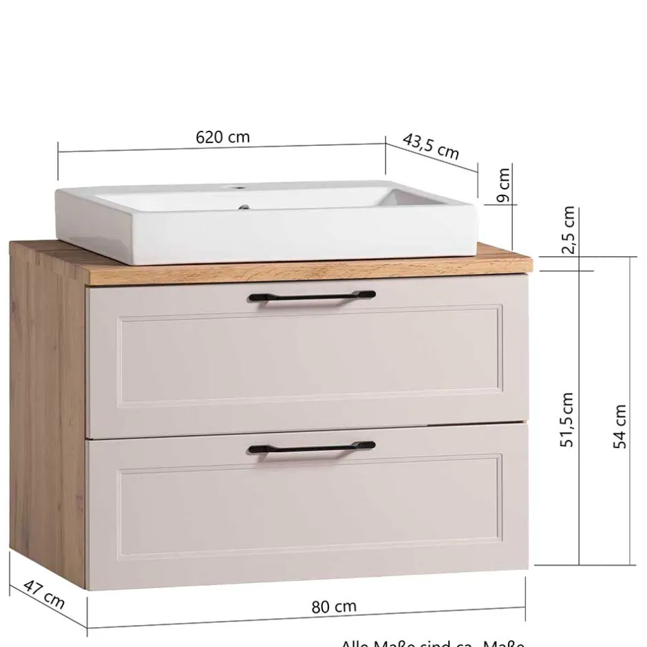 Pharao24 Waschbeckenunterschrank Candelcero> Waschbeckenunterschränke|Bad Unterschränke