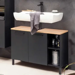 Pharao24 Waschbeckenunterschrank Entrega> Badezimmerschränke|Waschbeckenunterschränke