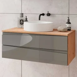 Badezimmerschränke|Waschbeckenunterschränke*Pharao24 Waschbeckenunterschrank Elegatos