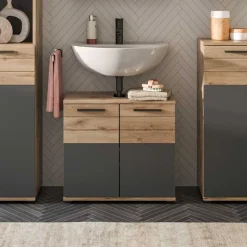 Badezimmerschränke|Waschbeckenunterschränke*Pharao24 Waschbeckenunterschrank Faneno