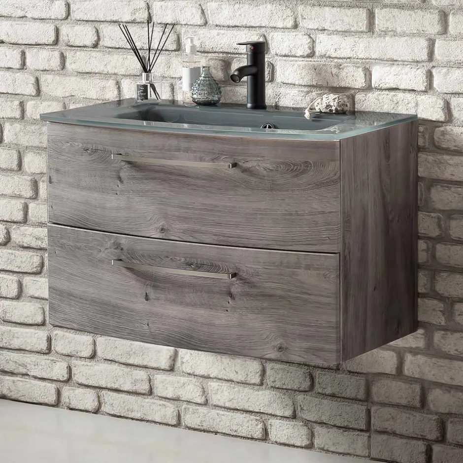 Pharao24 Waschbeckenunterschrank Isdrina> Waschbeckenunterschränke