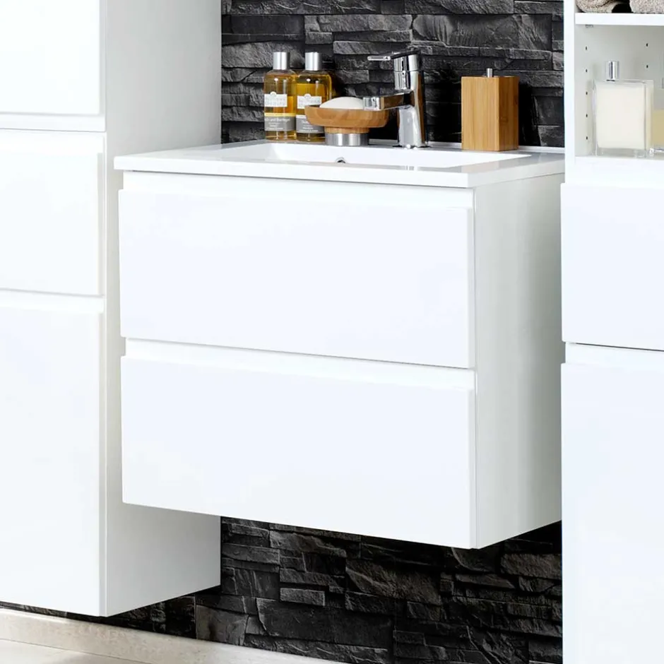 Waschbeckenunterschränke*Pharao24 Waschbeckenunterschrank Lectrio