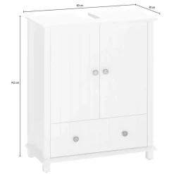 Waschbeckenunterschränke|Bad Unterschränke*Pharao24 Waschbeckenunterschrank Muncina