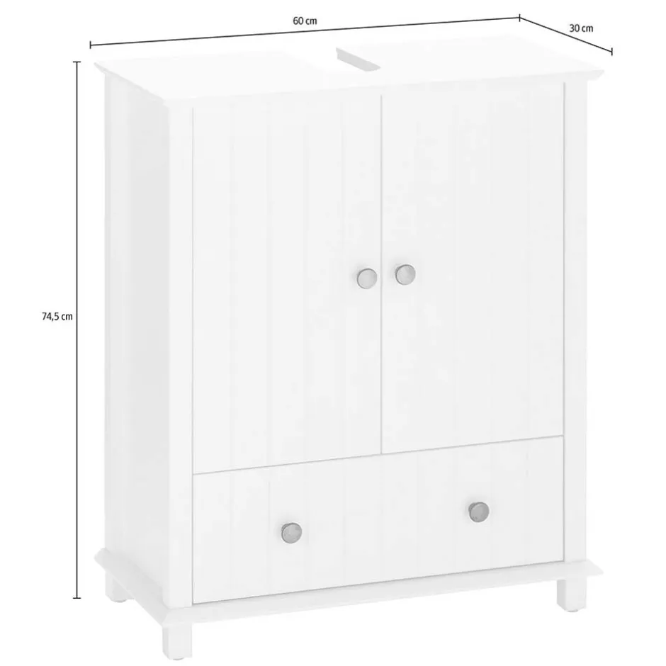 Waschbeckenunterschränke|Bad Unterschränke*Pharao24 Waschbeckenunterschrank Muncina