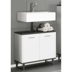 Bad Unterschränke|Badezimmerschränke*Pharao24 Waschbeckenunterschrank Nua