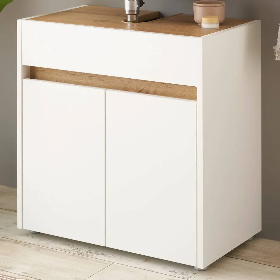 Pharao24 Waschbeckenunterschrank Rascian> Badezimmerschränke|Waschbeckenunterschränke