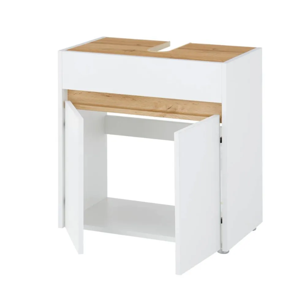 Pharao24 Waschbeckenunterschrank Rascian> Badezimmerschränke|Waschbeckenunterschränke