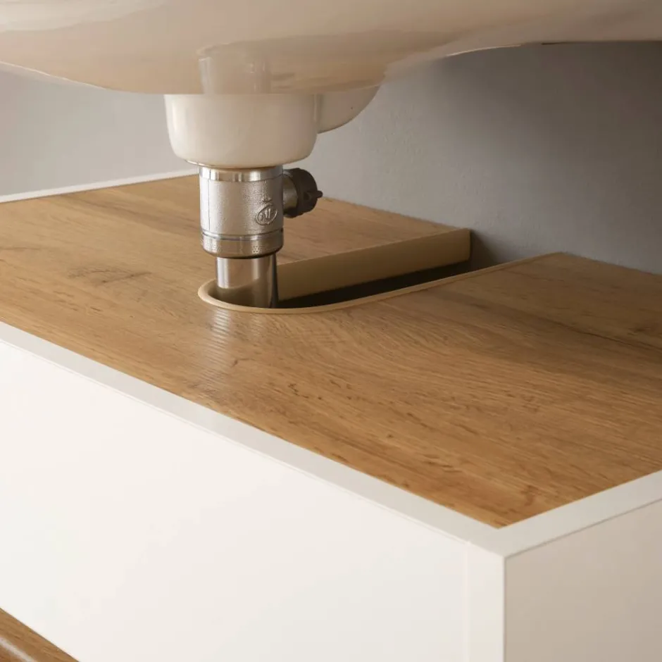 Pharao24 Waschbeckenunterschrank Rascian> Badezimmerschränke|Waschbeckenunterschränke