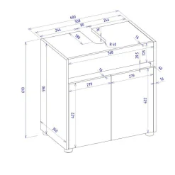 Pharao24 Waschbeckenunterschrank Rascian><noscript><img width=