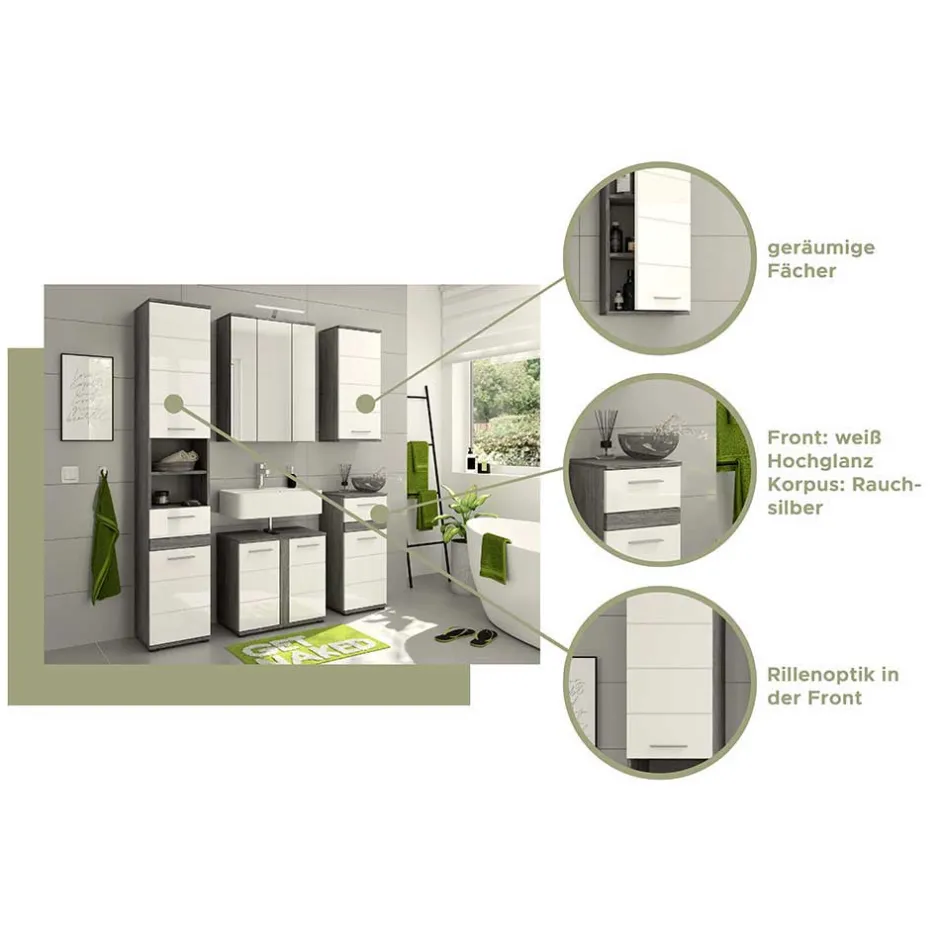 Pharao24 Waschbeckenunterschrank Servi> Waschbeckenunterschränke|Bad Unterschränke