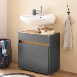 Badezimmerschränke|Waschbeckenunterschränke*Pharao24 Waschbeckenunterschrank Uzniana